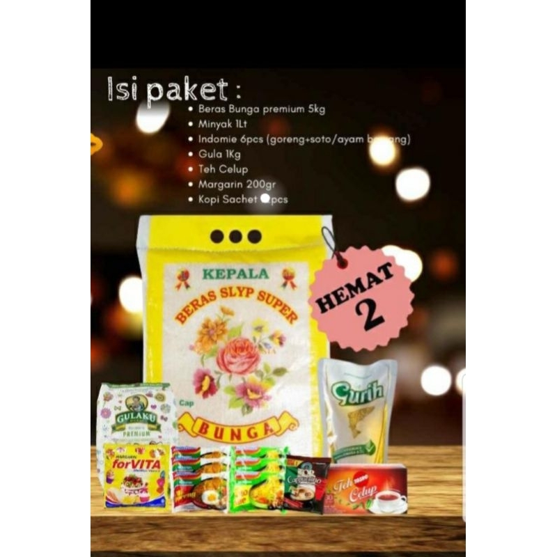 

Paket sembako dan parcel lebaran Hemat 2
