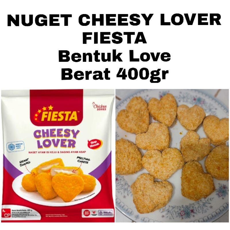 

Fiesta Nuget Cheesy Lover 400gr - Nuget isi Keju