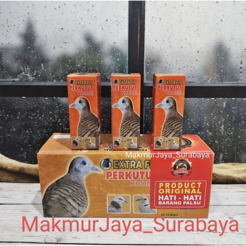 EXTRA VIT PERKUTUT KUONG 25ml (ASLI) VITAMIN EXTRAVIT VITAMIN BOOSTER BURUNG KUTUT PERKUTUT