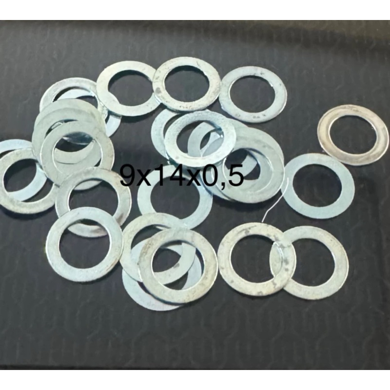 100pcs ring plat M8 tipis 8x14x0,5