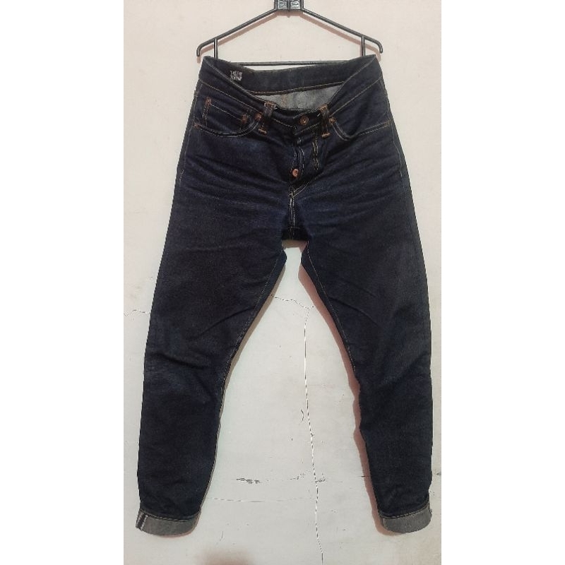 Celana Denim Second / Bekas - The Denim Station - Arjuna 15oz New Superior Deep Indigo Denim -Slimfi
