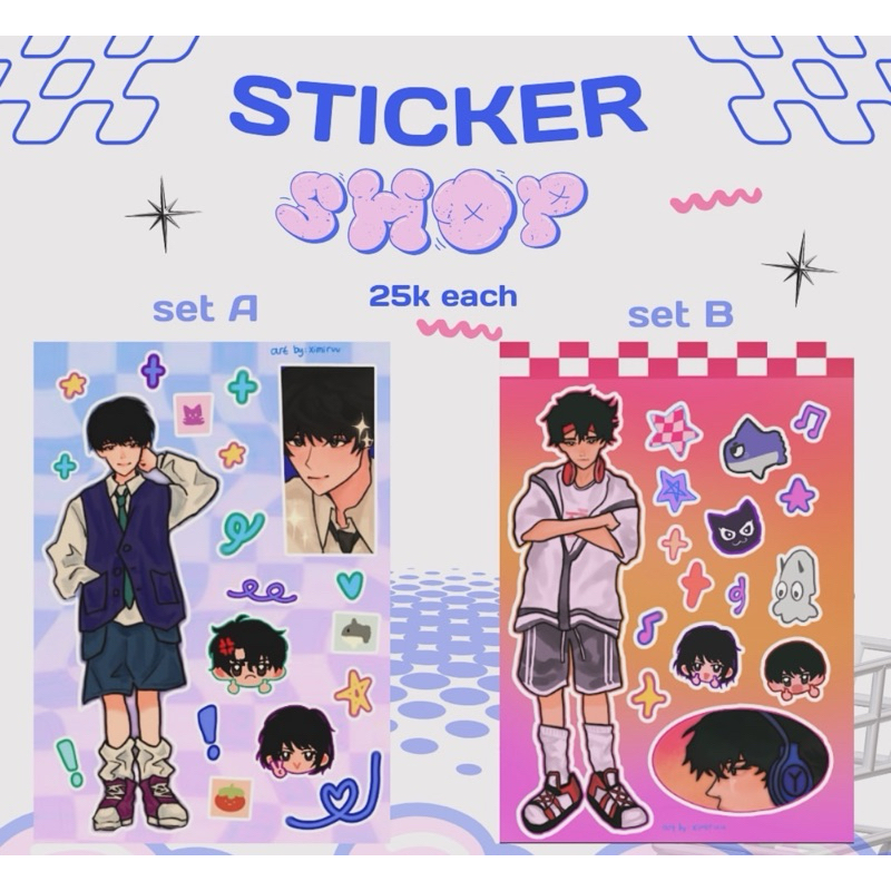 ORV Omniscient Reader’s Viewpoint stickers with glitter