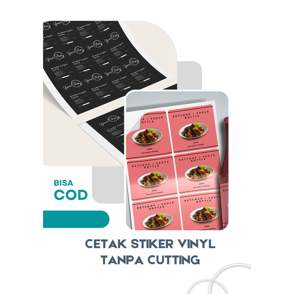 

STIKER VINYL A3+ PREMIUM! HARGA TERMURAH ✔️ CETAK CEPAT (TANPA CUTTING)