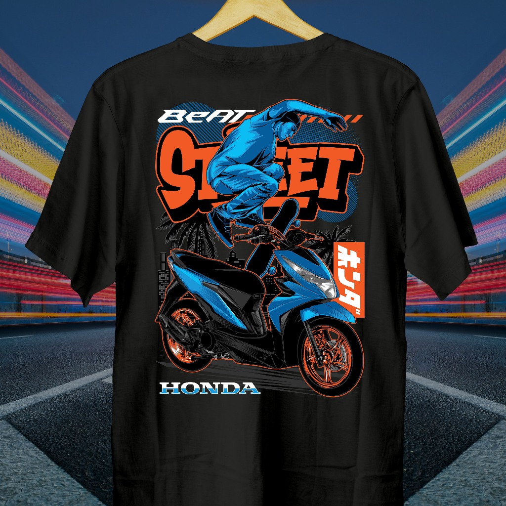 Kaos Motor Beat Street Skater // Kaos Beat Street Skater // Baju Beat Street // Beat Street