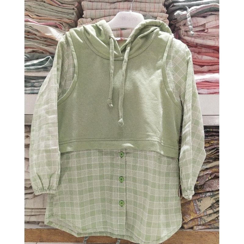 EXIT GIRLS Baju Anak perempuan lengan Panjang usia 5-14 Tahun Original