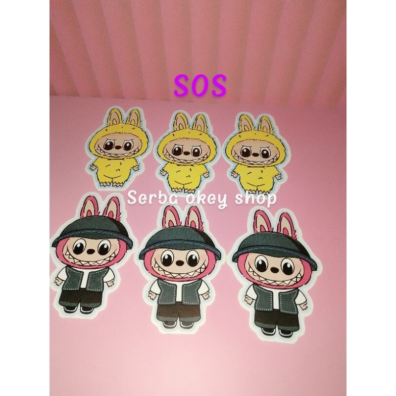 

SOS amplop labubu 3D 2 motif mix isi 10pcs