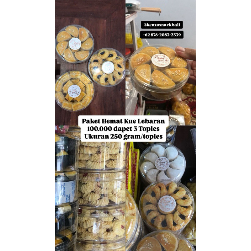 

[Kenzo Snack Bali] Paket Kue Kering Jajan Lebaran