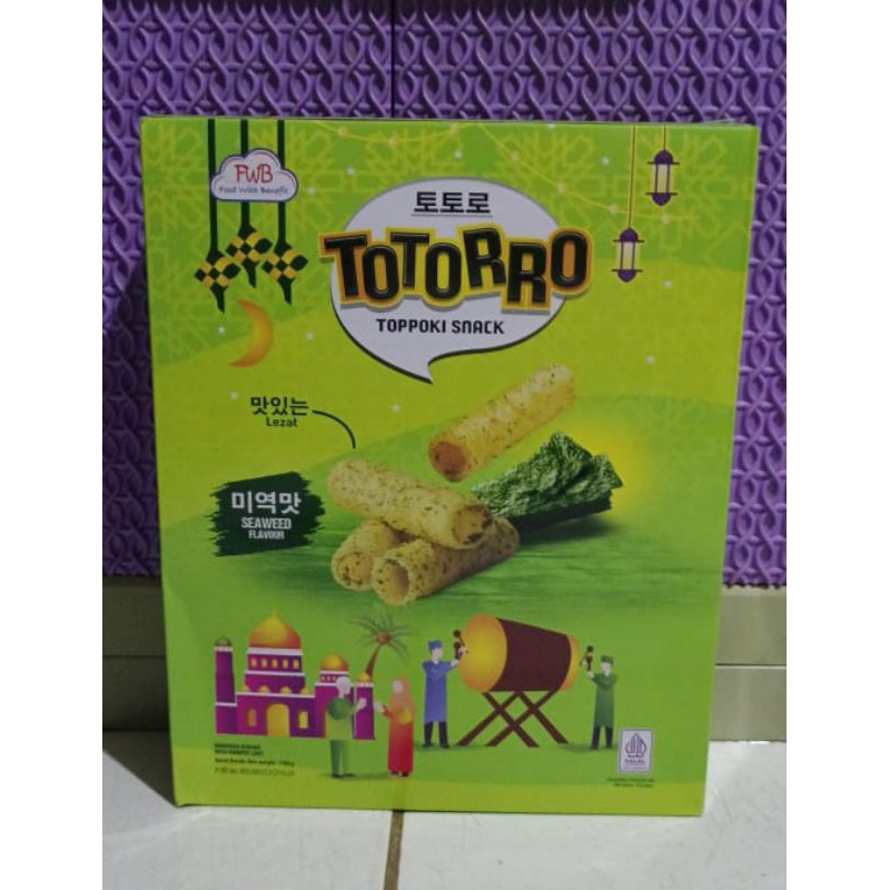 

TOTORRO Tappoki Snack Seaweed 100g(Hampers Lebaran)