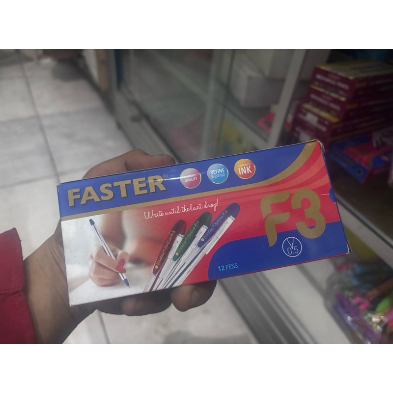 

bulpen faster F3 hitam 12 pcs