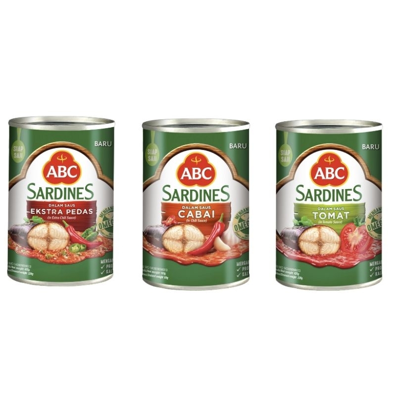 

ABC Sarden Kaleng 425ml