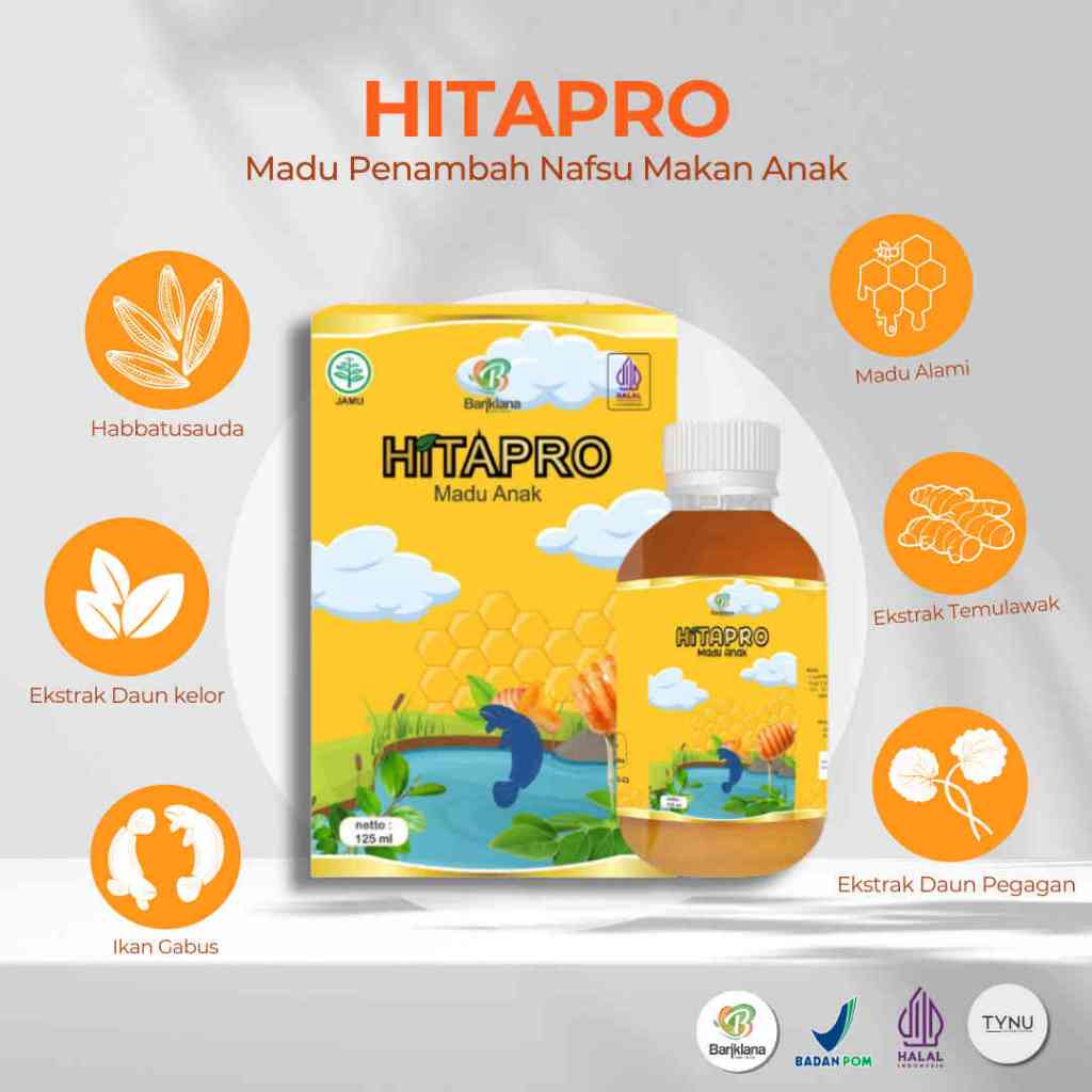

Madu Anak Hitapro plus Herbal Madu Penambah Nafsu Makan
