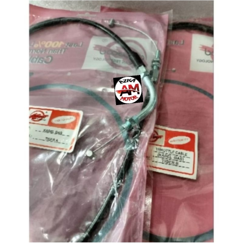 kabel gas tiger lama A+B/kabel gas tiger wilwood murah