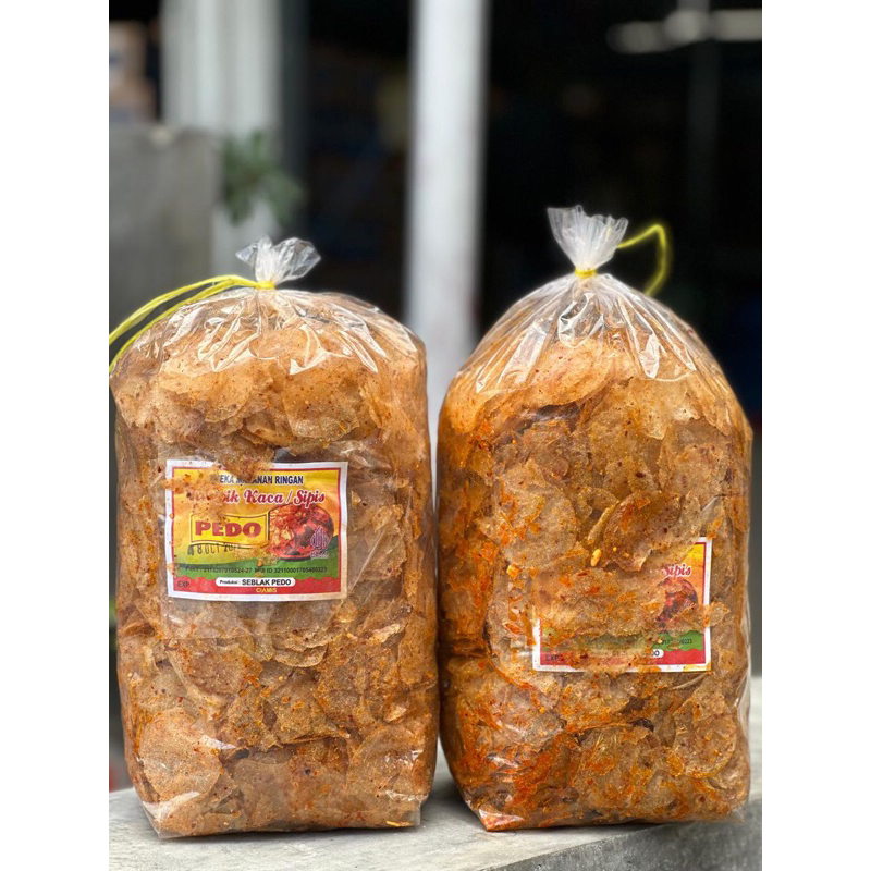 

KRIPCA KERIPIK KACA PEDAS 250gr & 500gr