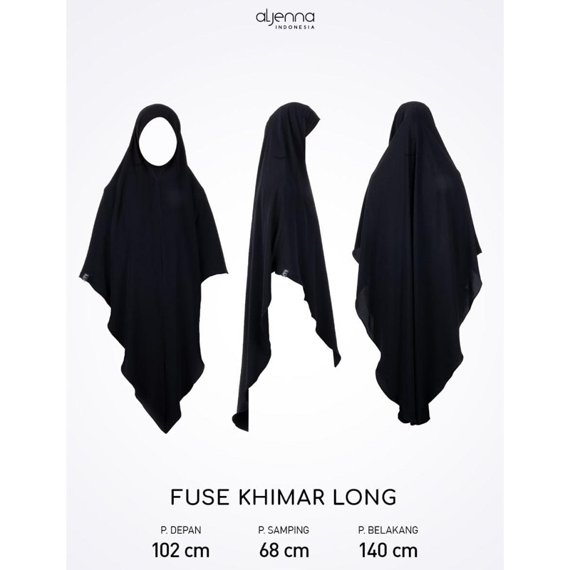 (NWT)KHIMAR BY ALJENNA. FUSE. FK. JETBLACK PREMIUM ALUS