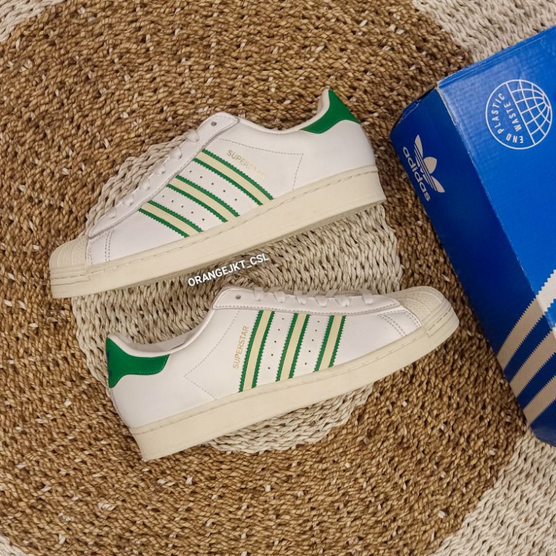 Adidas Originals Superstar White Green