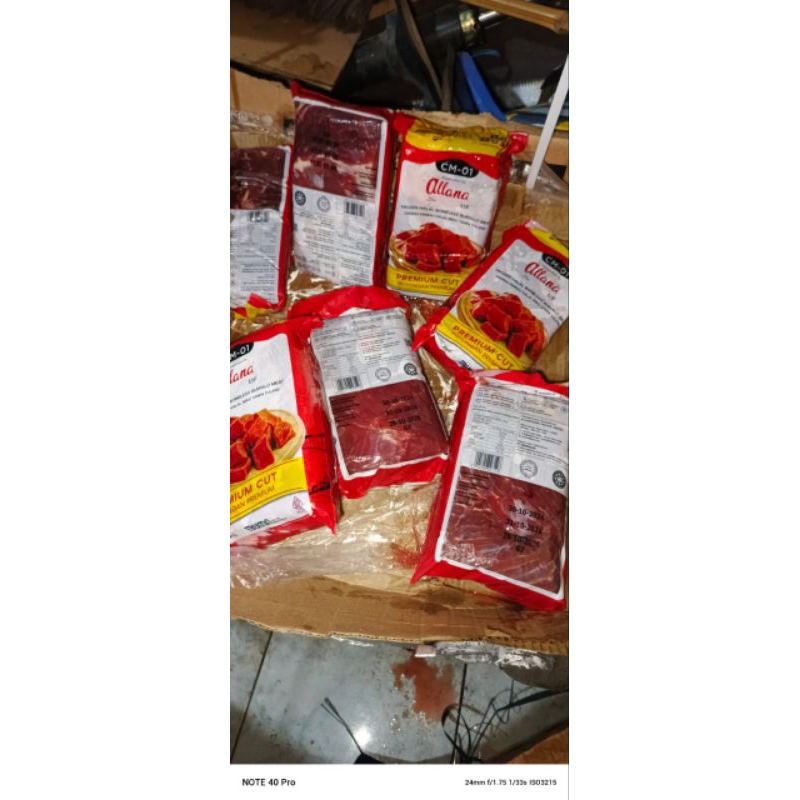 

daging sapi prozen 1kg Rp.130.000