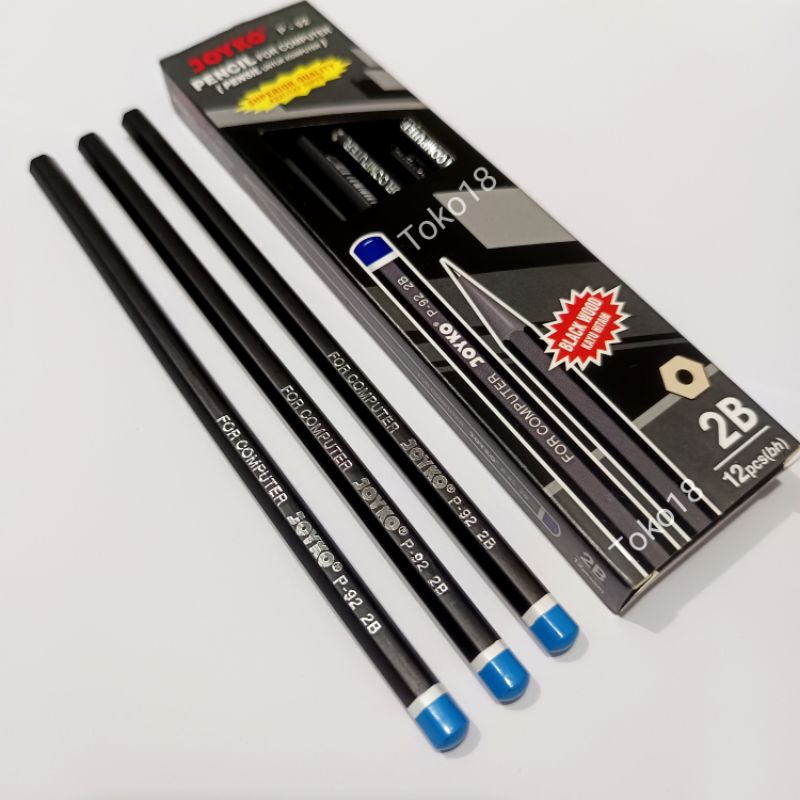 

3 Pcs Pensil 2B Joyko Hitam(Kualitas Bagus)