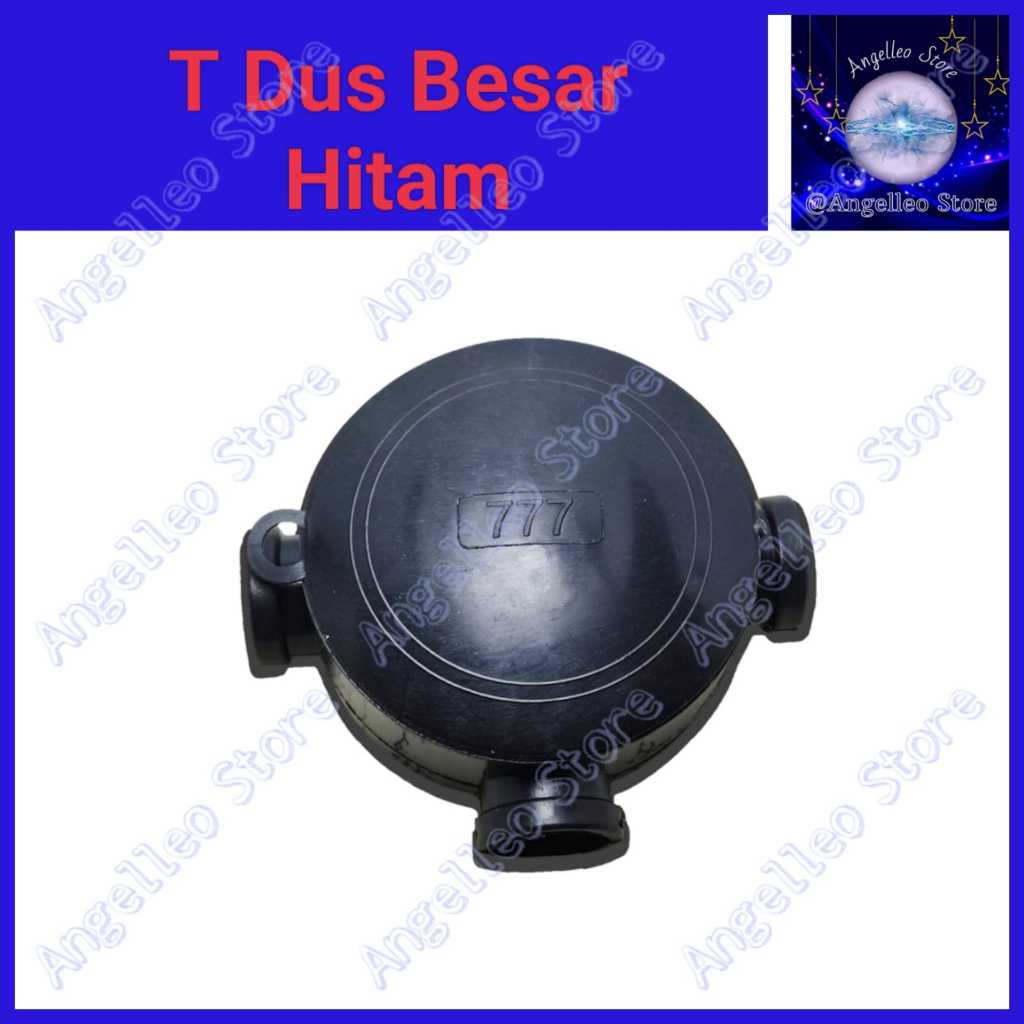 T Dus~T Dus Kabel~Cabang 3~Besar~Hitam