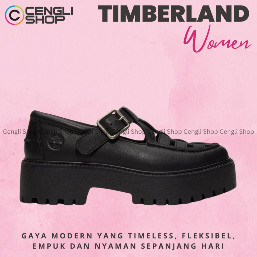 SEPATU TIMBERLAND WANITA ORIGINAL SLIP ON LOW CUT BOOT BOOTS KULIT ASLI ORI TW25