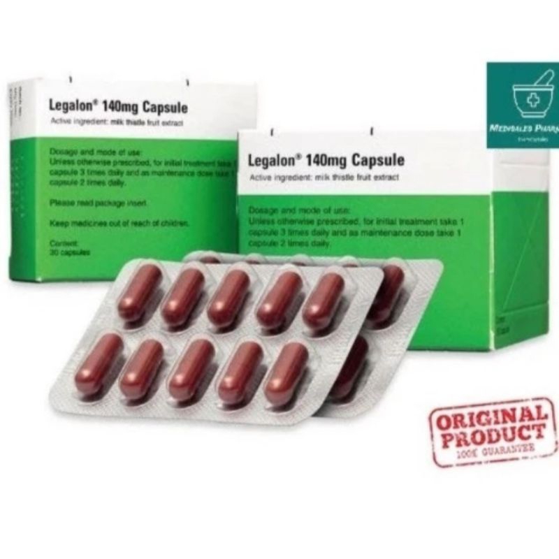 Legalon LEGALON 140 mg ORIGINAL strip 10 kapsul