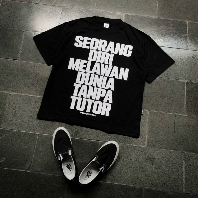 POSIONSTAR - MELAWAN DUNIA BOXY FIT TSHIRT