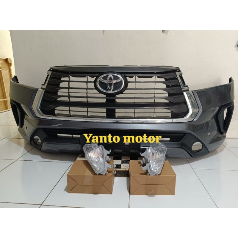 Bemper Depan Toyota Inova Reborn Facelift 2021,2022 Komplit Original