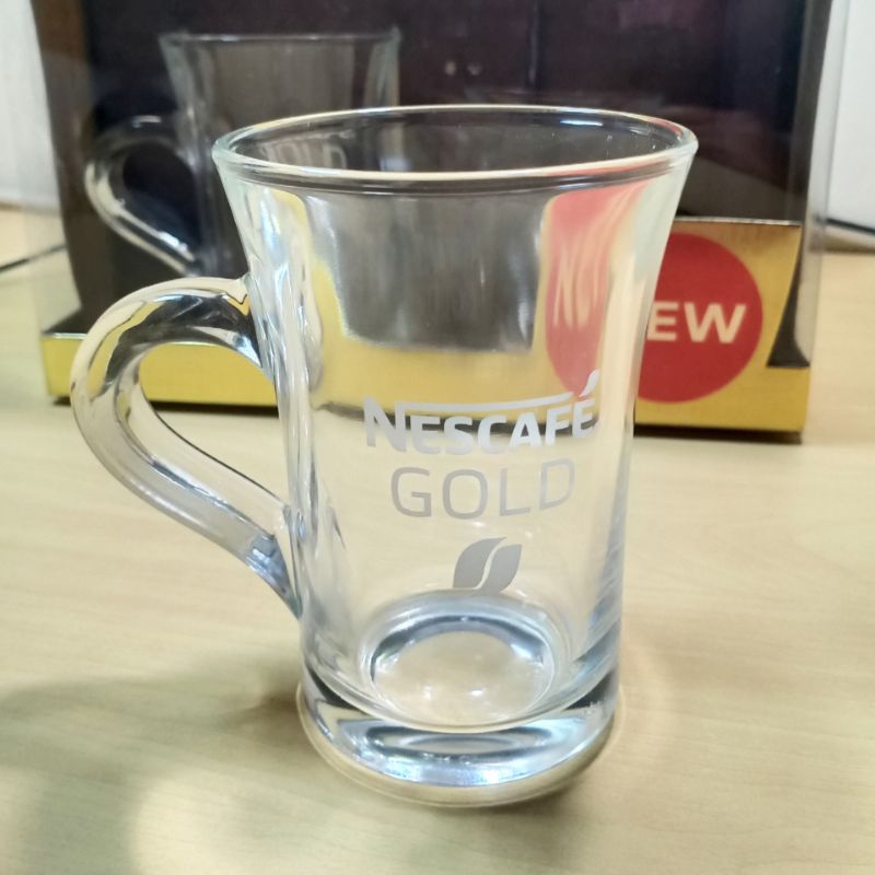 Gelas Mug Nescafe Gold 200ml Kaca