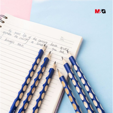 

(1PAK ISI 12PCS)M&G PENCIL GROOVED 2B AWP307ES