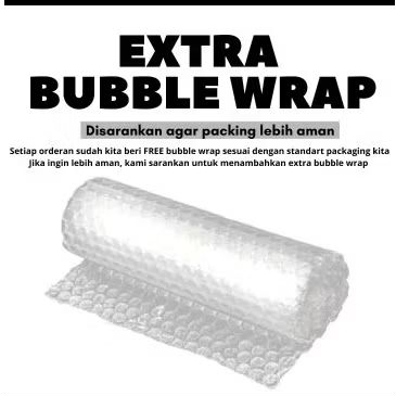 

Tambahan Bubble Wrap untuk Packing Lebih aman
