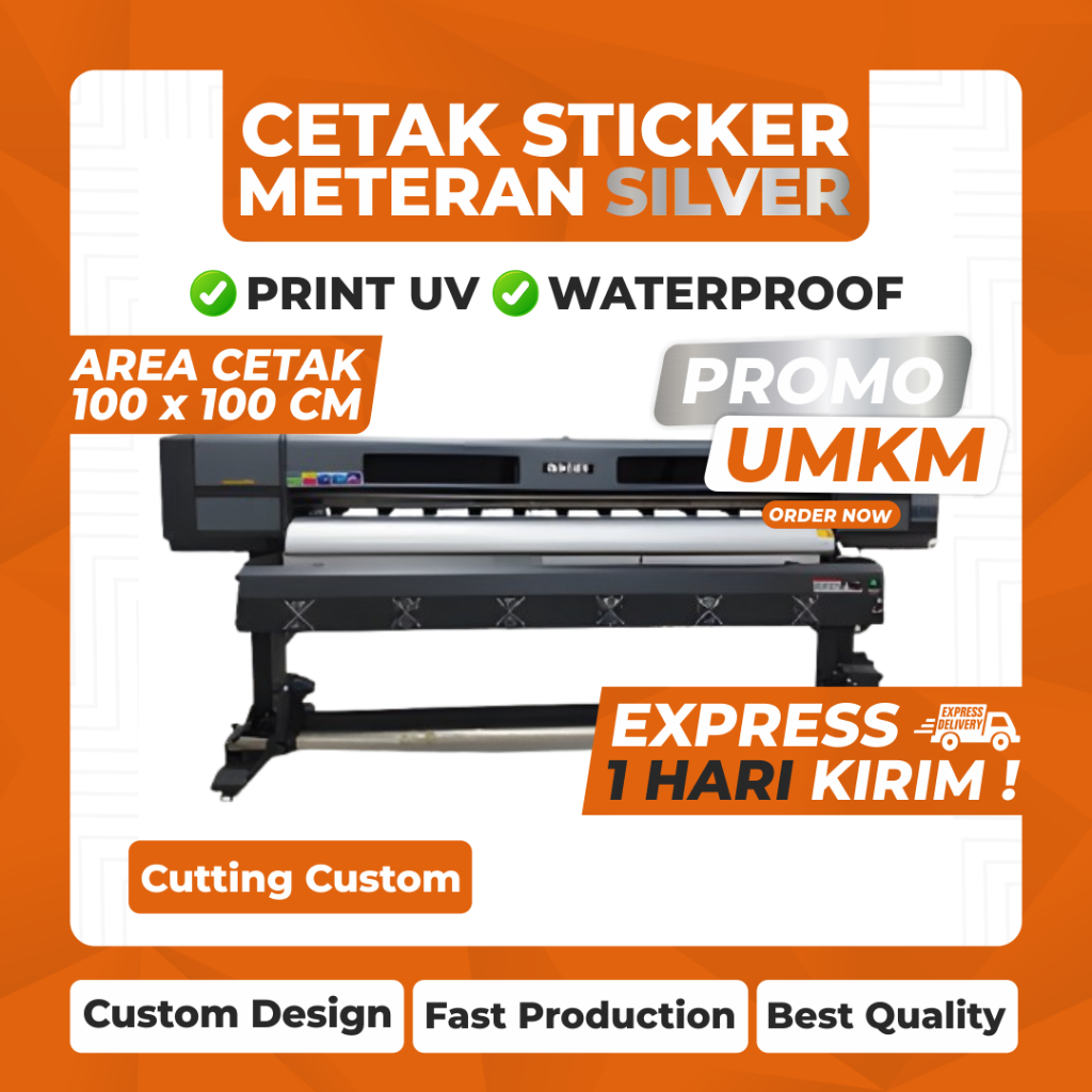 

CETAK STIKER CUSTOM METERAN SILVER