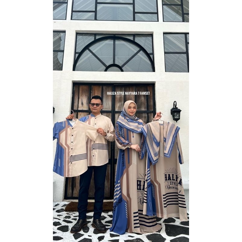 NAYYARA 7 FAMILY SET DAILY DRESS BY HALIZA SYARI DIAMOND SERIES