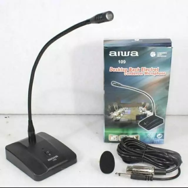 [happy shop] Microphone Meja AIWA-109 / Mic Podium AIWA-109 / Mic Meja AIWA-109