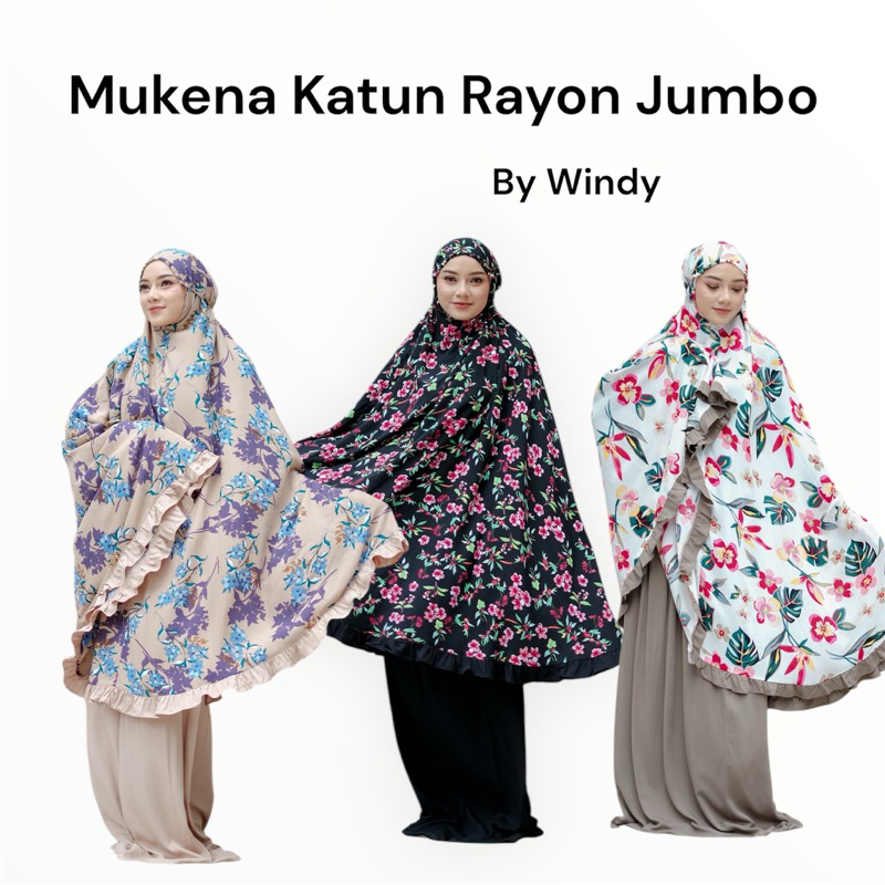Mukena katun rayon bahan import mix rayon twill High Quality