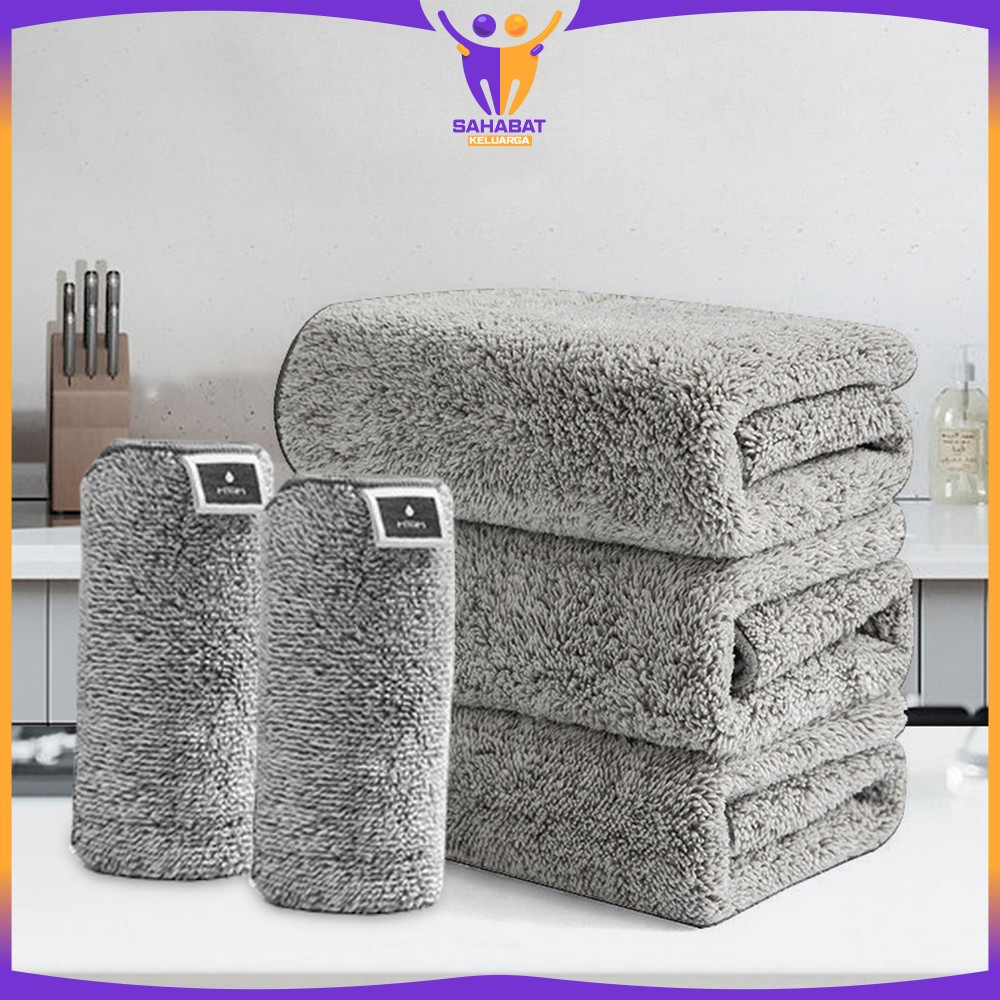 Kain Lap Piring Microfiber 30x30 Serap Air Anti Minyak / Kain Lap Dapur Praktis Serbaguna Sahabat Ke