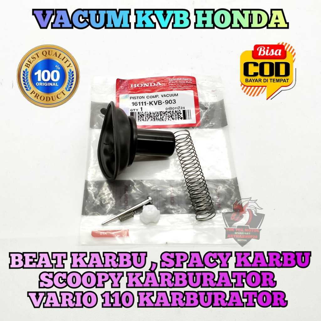 Vakum karburator KVB Asli Original Motor Honda Beat Karbu , Spacy karbu , Scoopy Karburator , Vario 