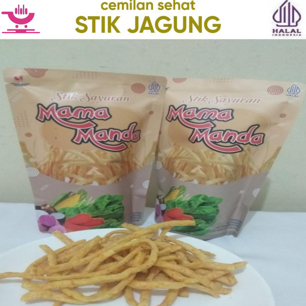 

Stik Jagung Cemilan Sehat Bergizi Gurih MAMA MANDA