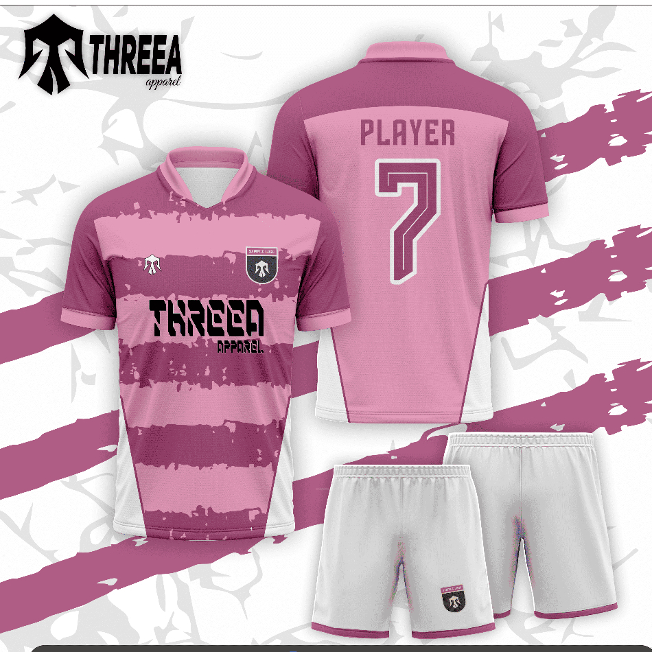 JERSEY FULL PRINTING PINK / JERSEY SEPAK BOLA / JERSEY FUTSAL / JERSEY CUSTOM