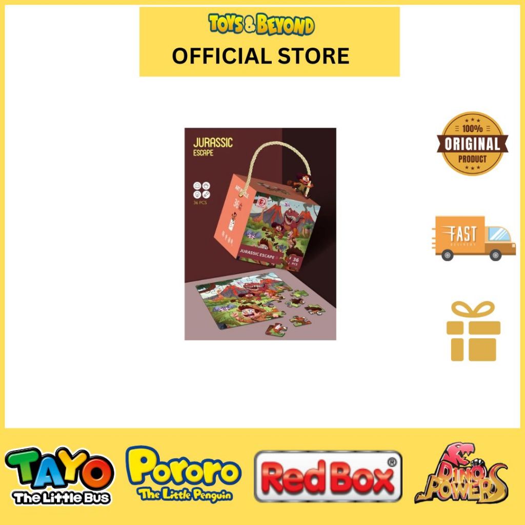 Mainan Puzzle 36 pcs Jurassic Escape Puzzles HW22006883 OHDAE