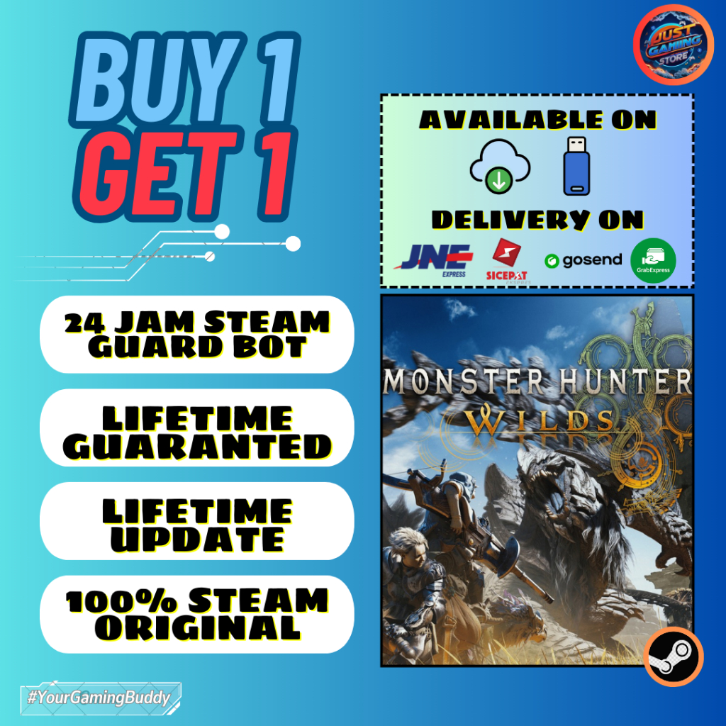 Monster Hunter Wilds Premium Deluxe Edition + Bonus Game - PC Game Original