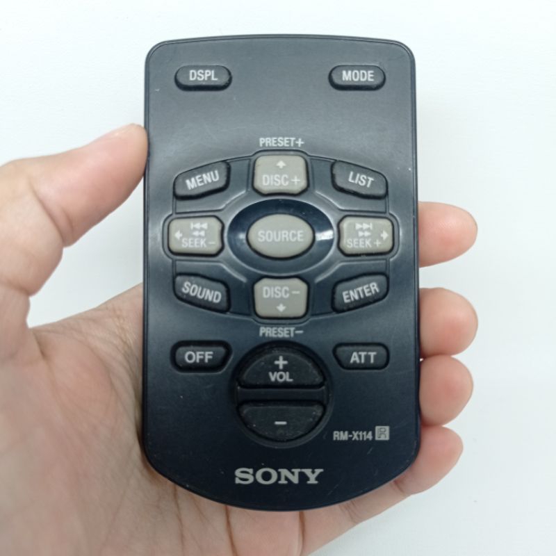 Remote Audio Player Mobil TV Original Bergaransi Sony RM-X114