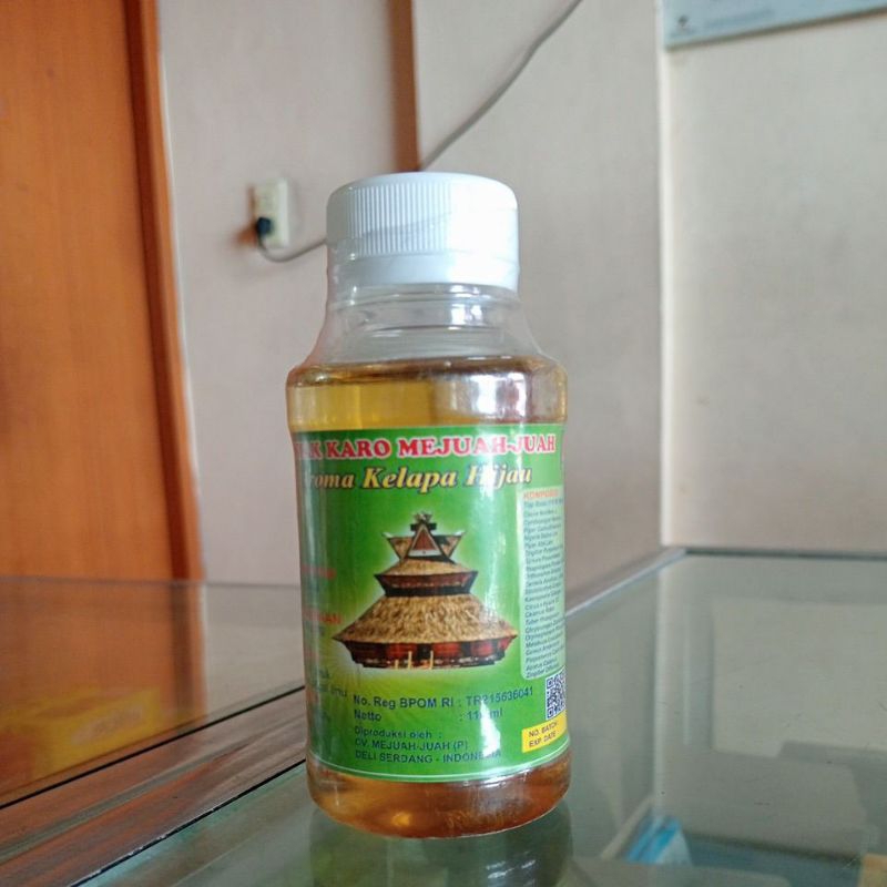 

Minyak karo aroma kelapa hijau (dingin) 110ml