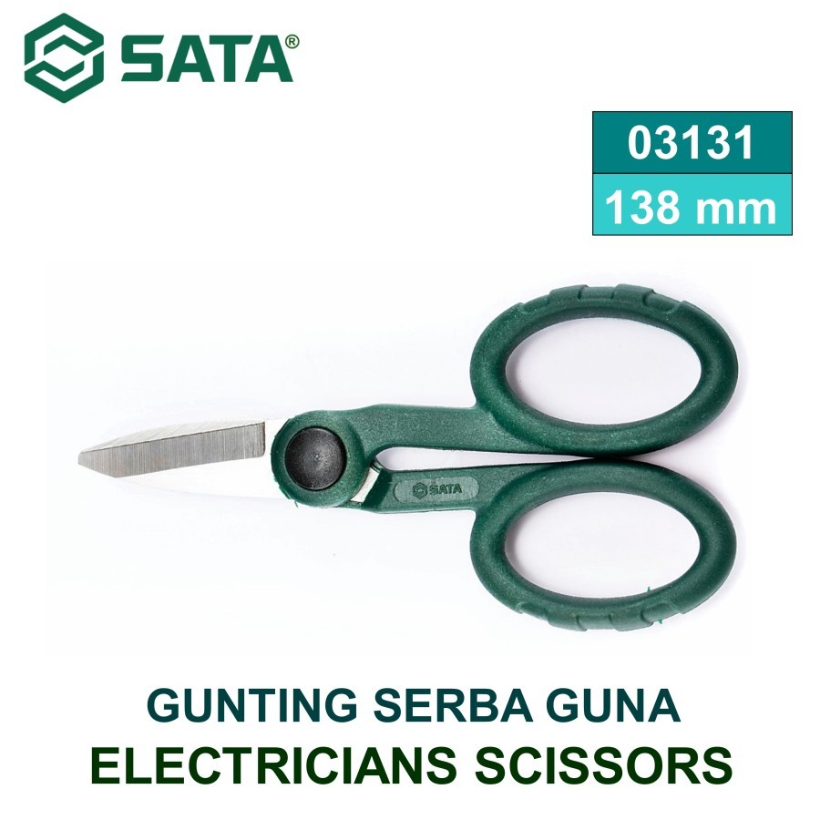 

SATA - Gunting Serba Guna 138 mm 03131 Electricians Scissors Sata Tools