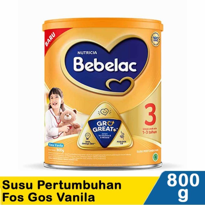 

Bebelac 3 Rasa Vanila 800Gram (1-3 Thn)