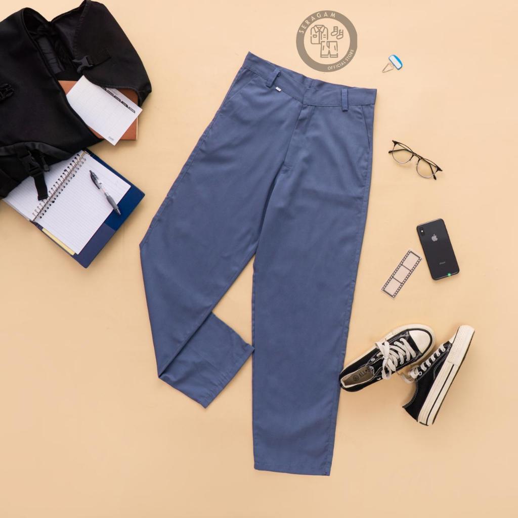 CELANA PANJANG REGULER ABU-ABU OSIS SMA