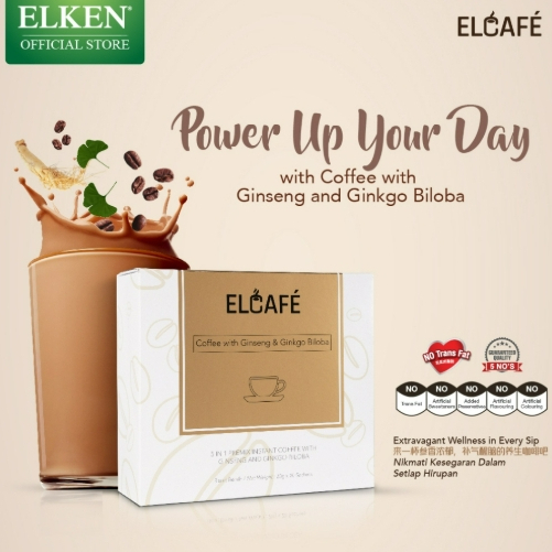 

ELCAFE COFFEE WTIH GINGSENG 20 SACHET