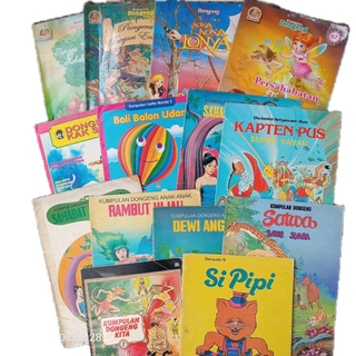Kumpulan dongeng cerpen bobo pustaka ola ada gambar ilustrasi
