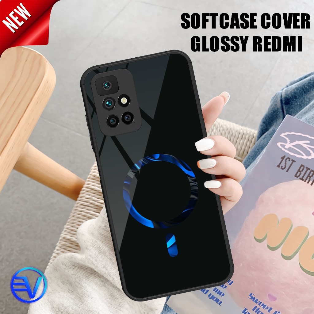 [ GT84 LOGO IPHONE ] Softcase REDMI 10 4G/10 5G/12 4G/12C/13/13C/9C/10A/POCO C65 Case Kilau Mirror S