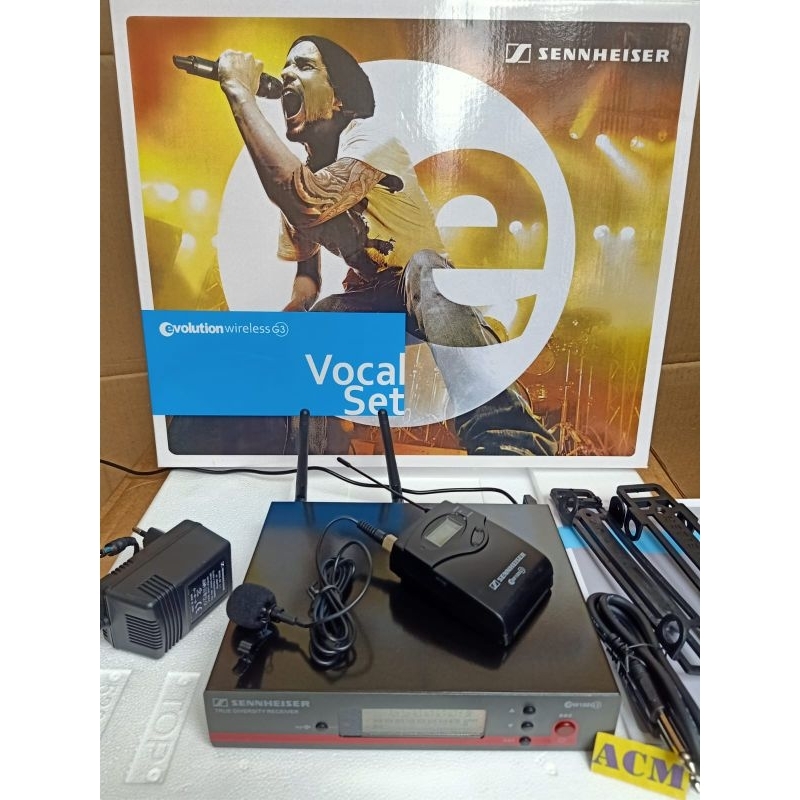 MIC WIRELEES EW-122G3 CLIPON + HEADSET EW122/G3 EW 133 G3 SUPER PRODUCK