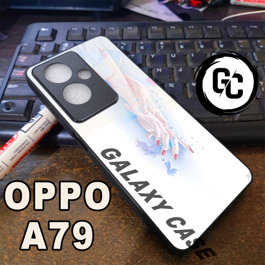 case Hp OPPO A79/GC14/Motif CEWEK/softcase glossy OPPO A79 /Casing Oppo A79/kesing oppo A79/glitter