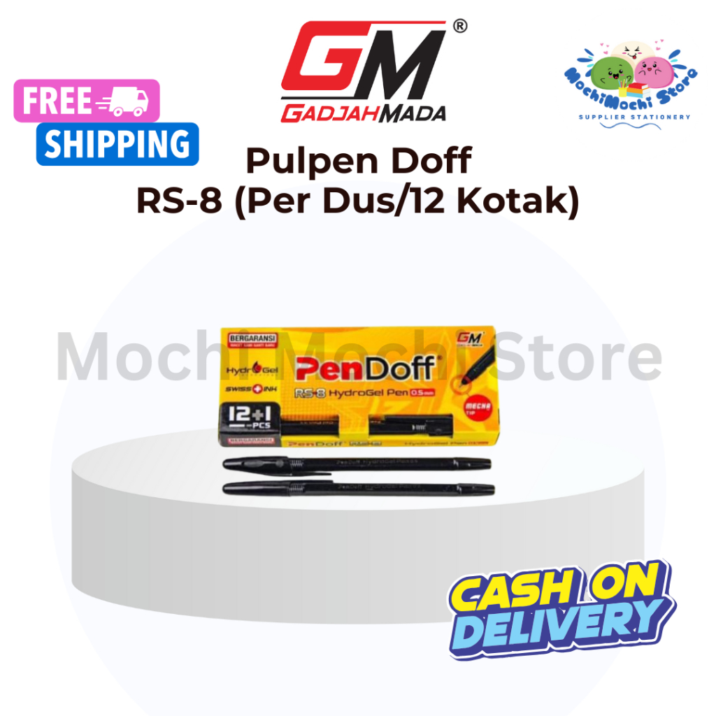 

Pulpen Doff GM RS-8 FREE 1 PCS SETIAP PEMBELIAN 1 KOTAK | Pulpen 0.5mm | Pulpen Tinta Hitam | Bolpen Gel Stationery